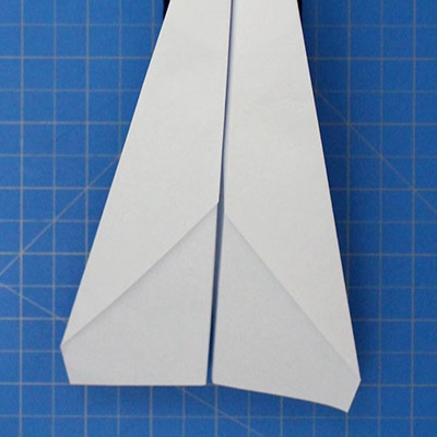 A paper airplane.
